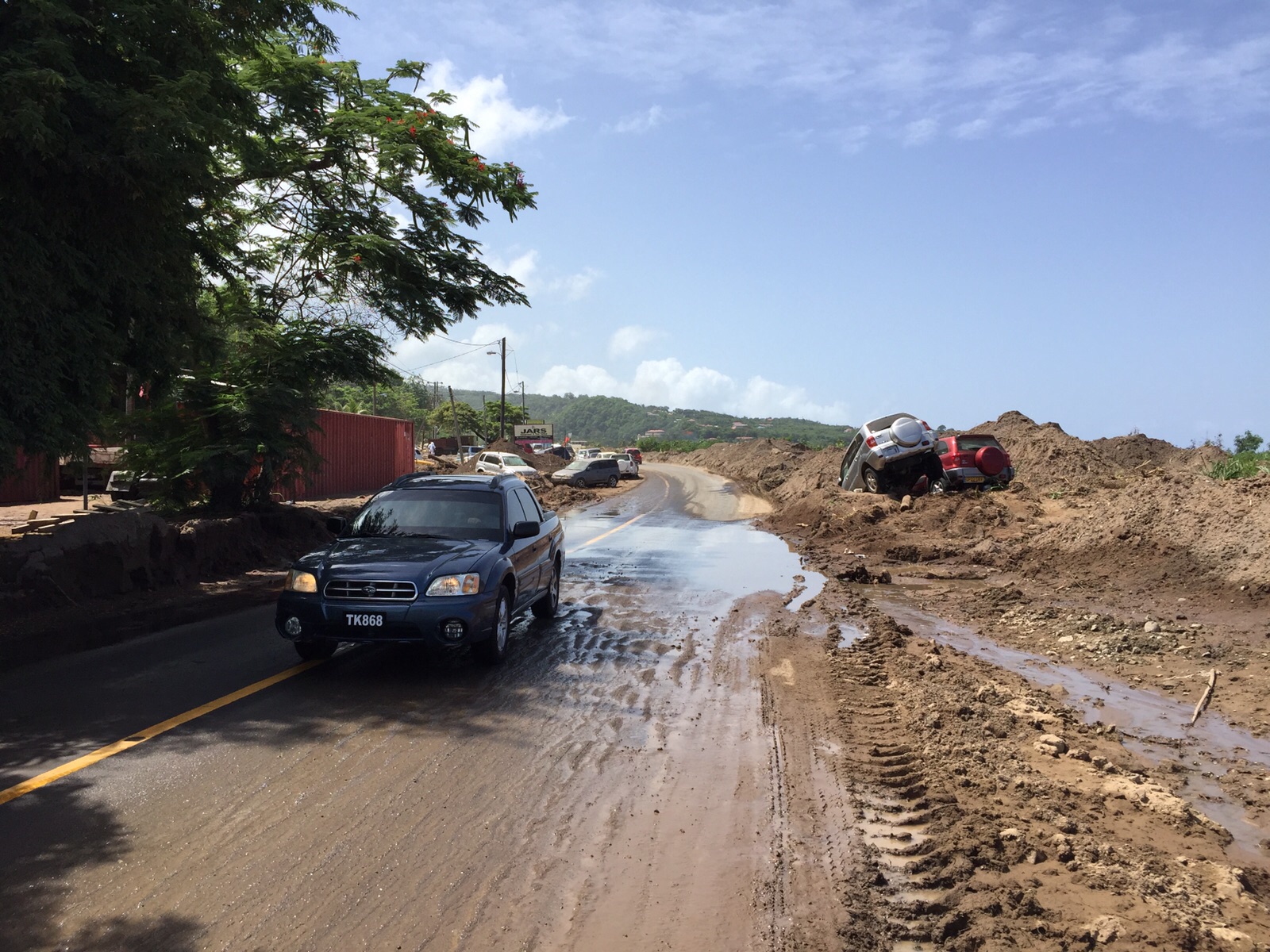 Mudslide mess in Dominica