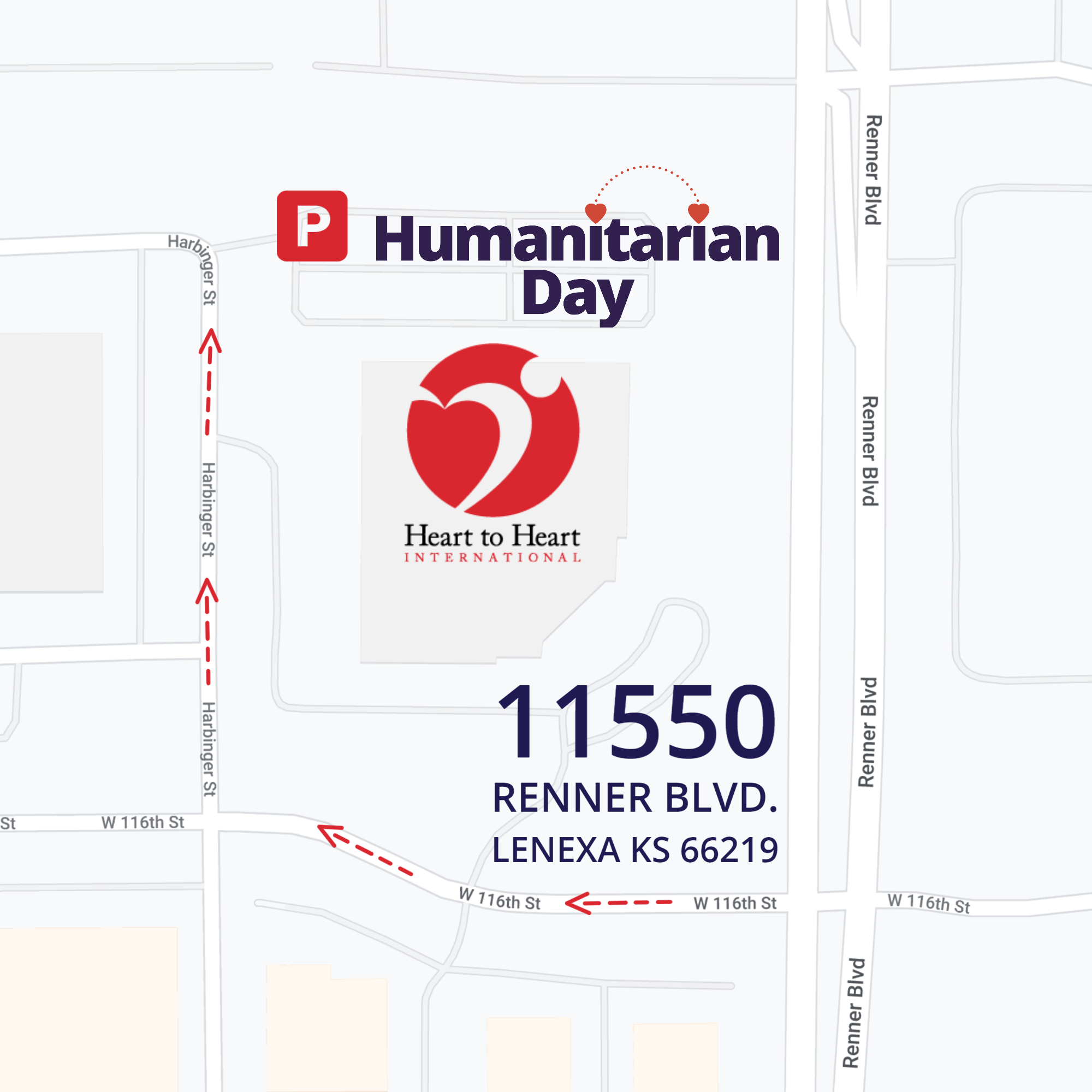 Humanitarian Day Event Map