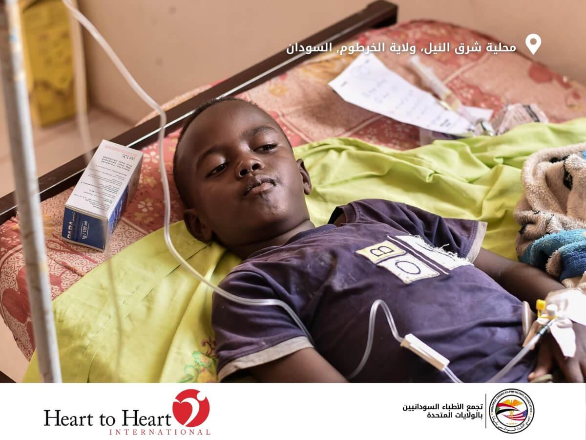 Child Patient Receiving Care in our Mobile Health Clinic in Sudan