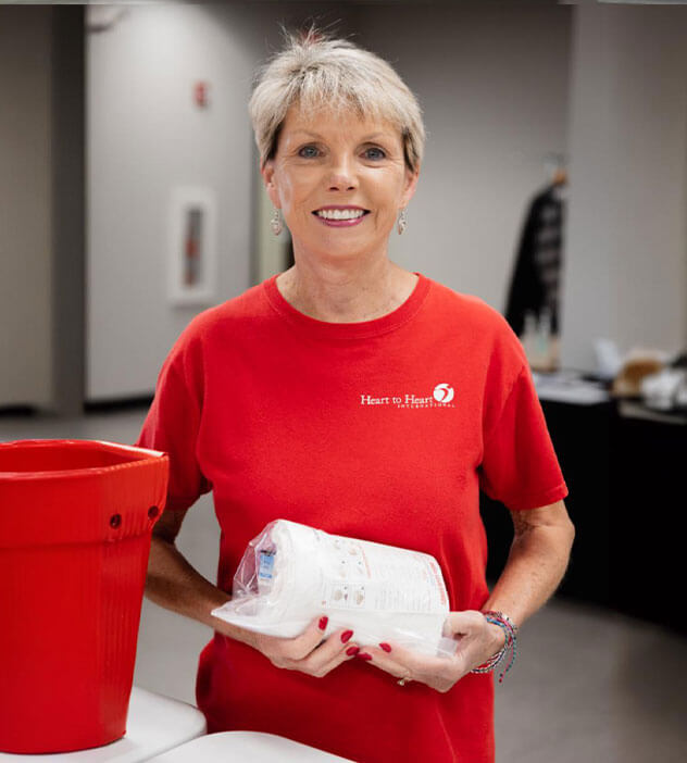 Trained HHI volunteer