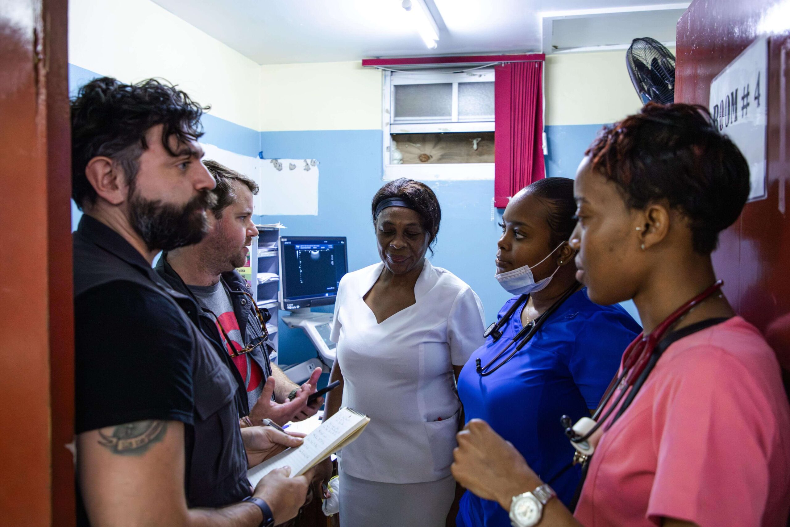 HHI's EMT meets with local healthcare workers in Jamaica