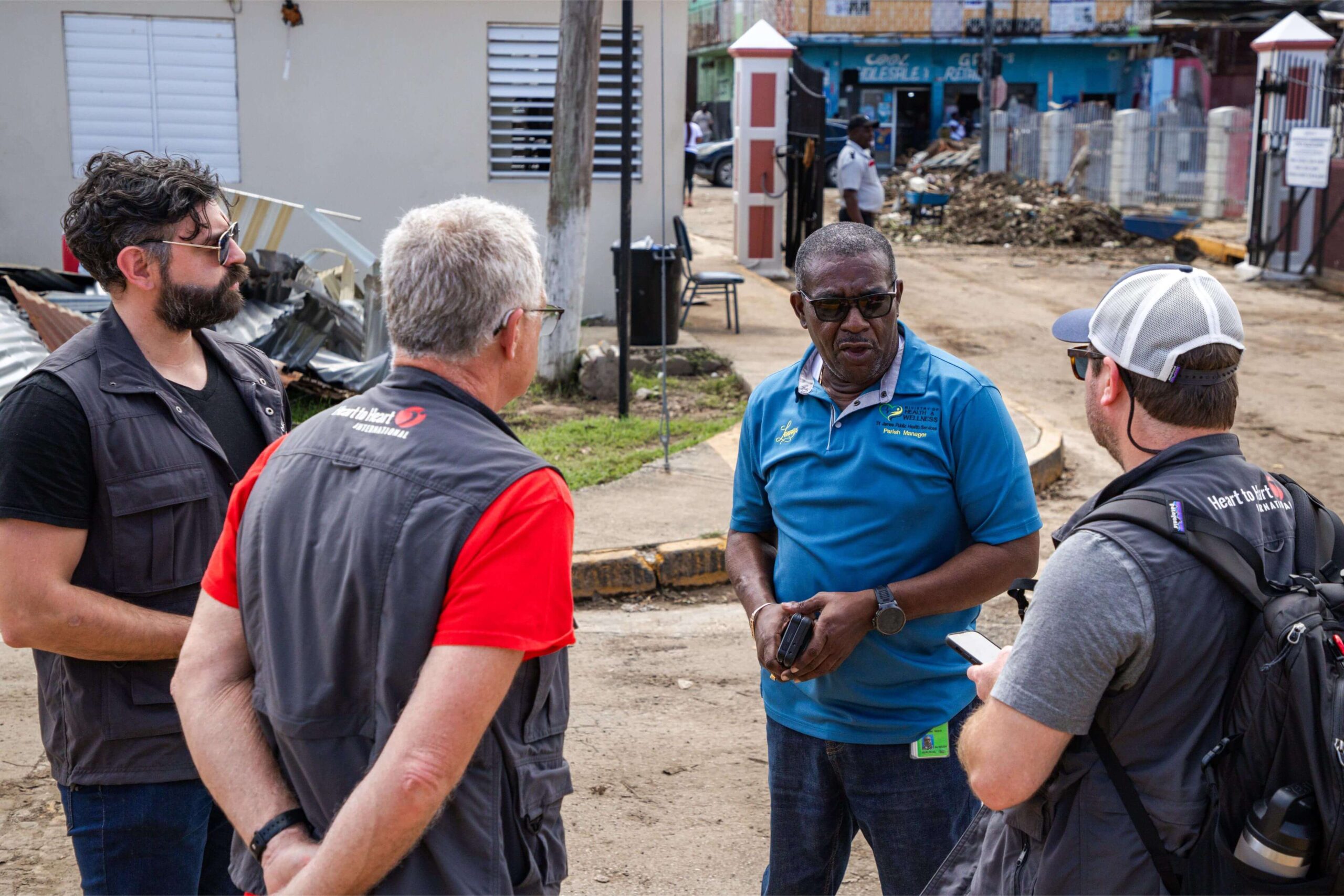 Disaster Response Team met with healthcare workers in Jamaica